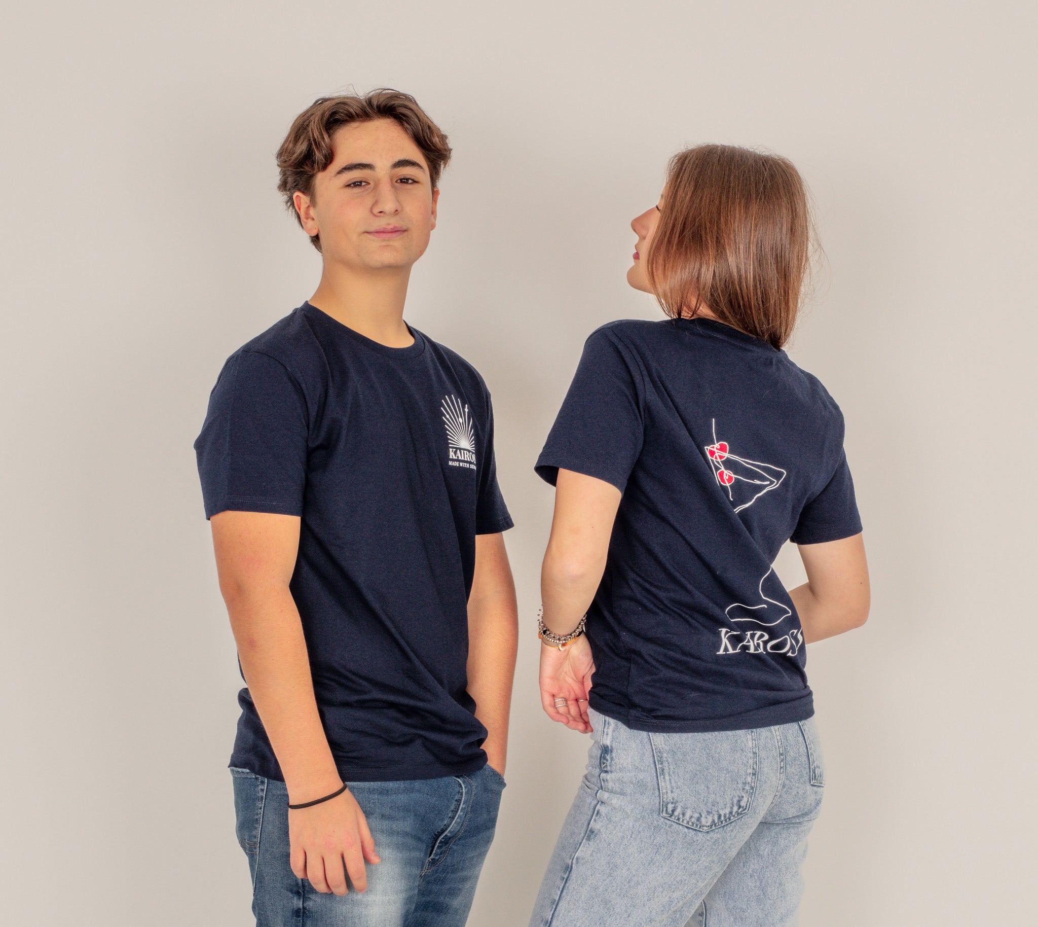 Camiseta martini azul marino