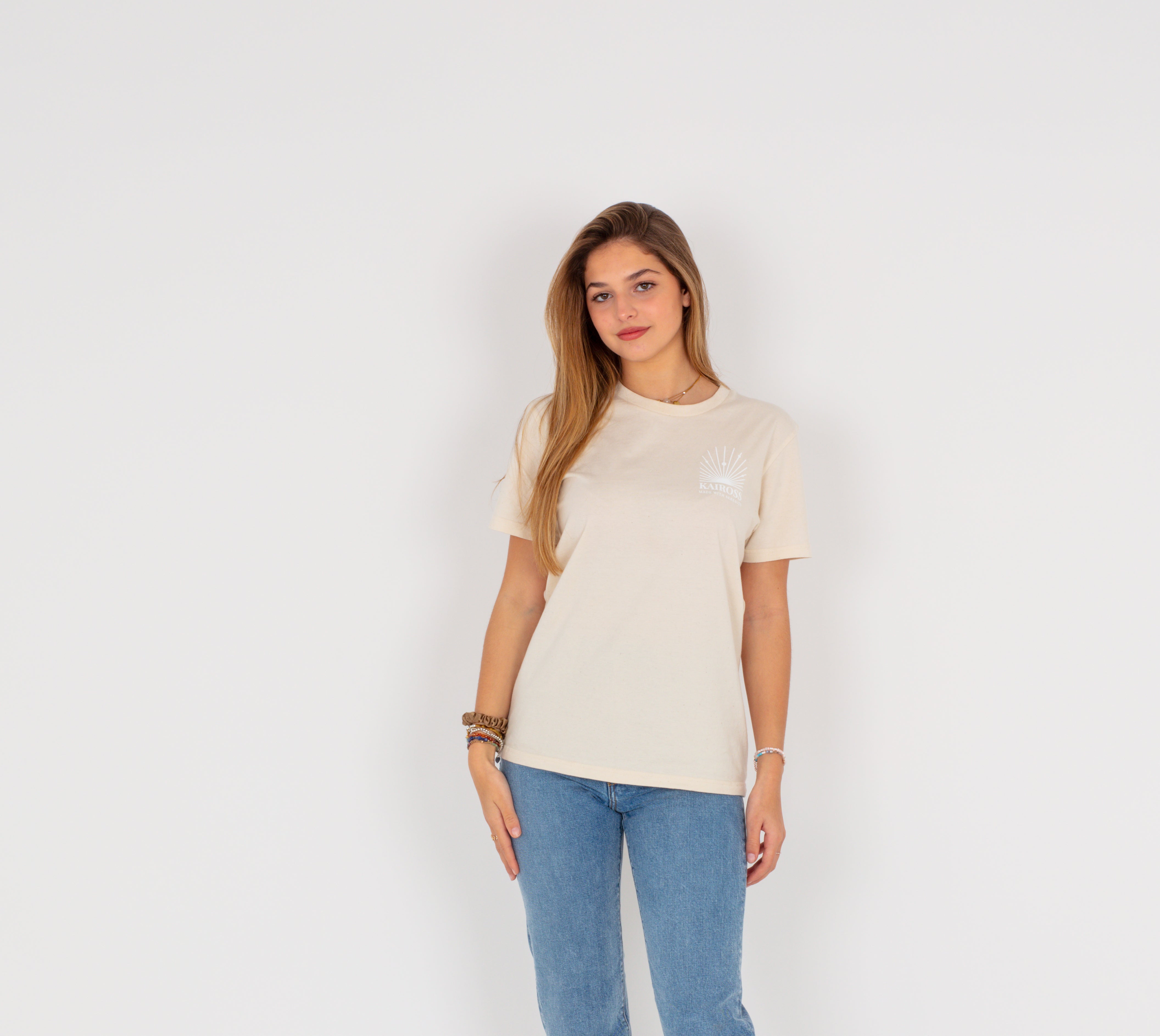 Beige martini t-shirt