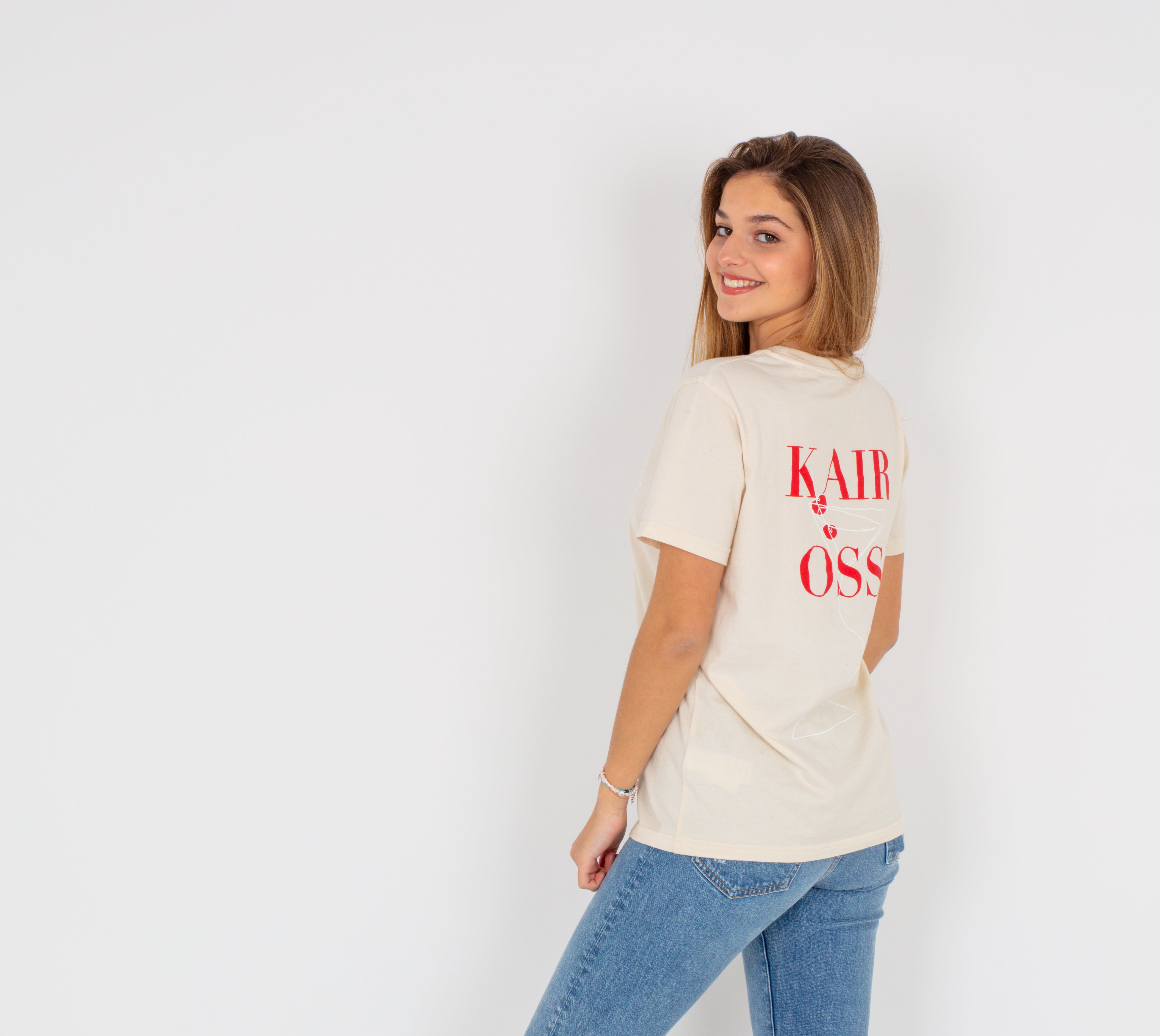 Beige martini t-shirt