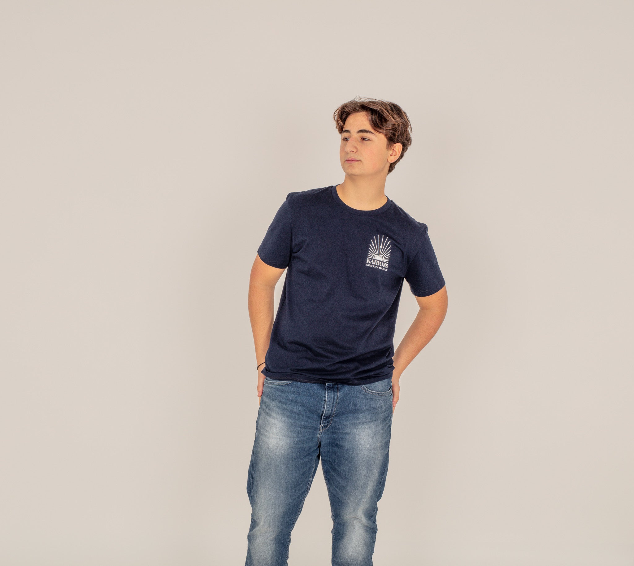 Navy blue martini t-shirt